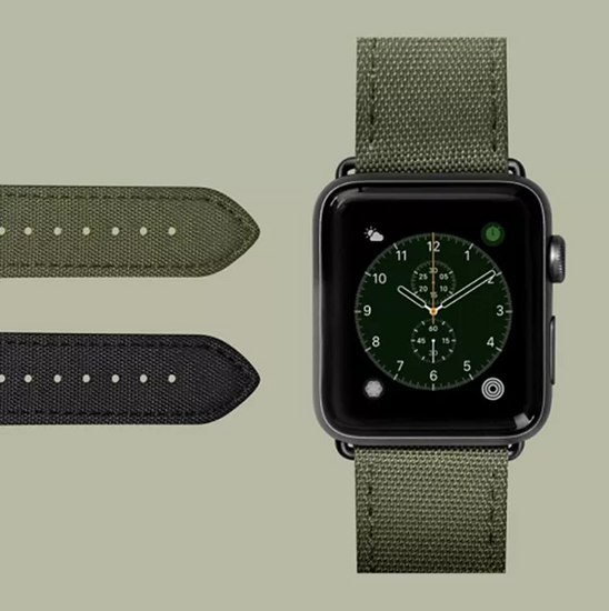 LAUT Technical Apple Watch 45 / 44 mm bandje Groen