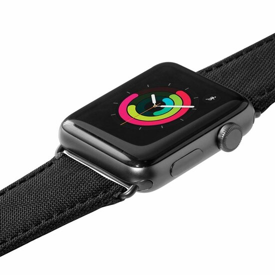 LAUT Technical Apple Watch 45 / 44 mm bandje Zwart