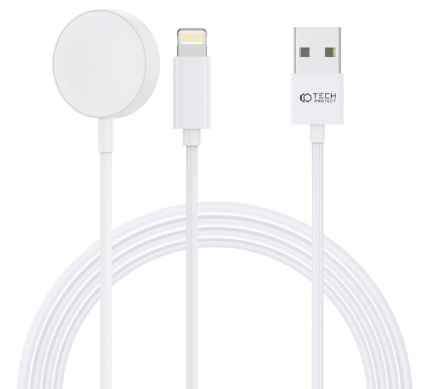 TechProtection UltraBoost Apple Watch USB-A kabel plus Lightning