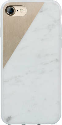 Native Union Clic Marble iPhone SE 2022 / 2020 / 8 hoesje White