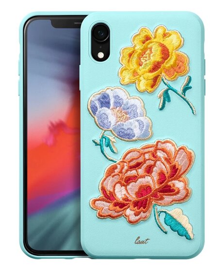 LAUT Spring iPhone XR hoesje Blauw 