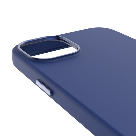 Decoded siliconen MagSafe iPhone 15 Plus hoesje&nbsp;blauw