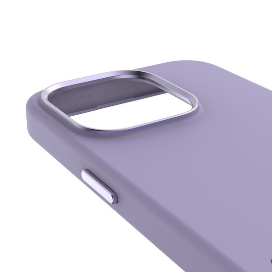 Decoded siliconen MagSafe iPhone 15 Pro hoesje lavender