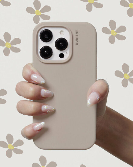 Nudient Base Case iPhone 14 Pro Max hoesje beige