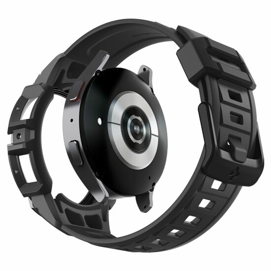 Spigen Rugged Armor Pro Galaxy Watch 6 40 mm hoes + bandje Zwart
