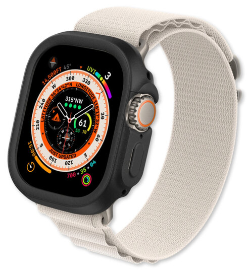 Rhinoshield CrashGuard Apple Watch 49 mm hoesje Zwart