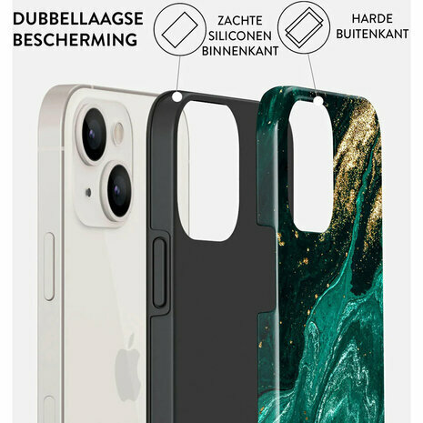 Burga Tough iPhone 15 Plus hoesje emerald pool 