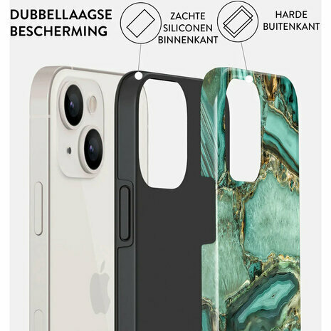 Burga Tough iPhone 15 Plus hoesje ubud jungle  