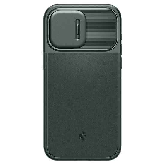 Spigen Optik Armor iPhone 15 Pro hoesje groen