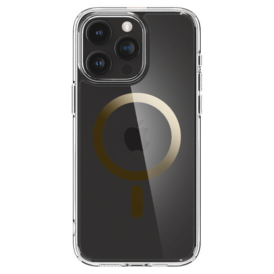 Spigen Ultra Hybrid MagSafe iPhone 15 Pro hoesje goud