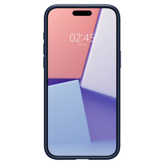 Spigen Liquid Air iPhone 15 Pro Max hoesje blauw