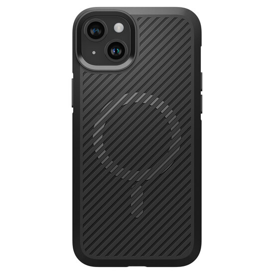 Spigen Core Armor MagSafe iPhone 15 Plus hoesje zwart