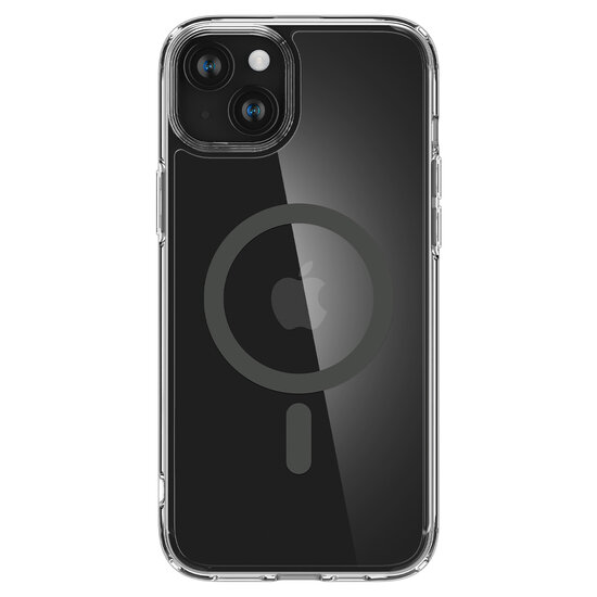 Spigen Ultra Hybrid MagSafe iPhone 15 Plus hoesje grijs