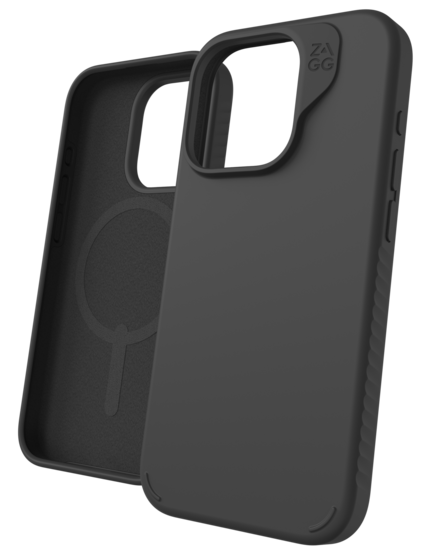 ZAGG Manhattan Snap MagSafe iPhone 15 Pro Max hoesje zwart