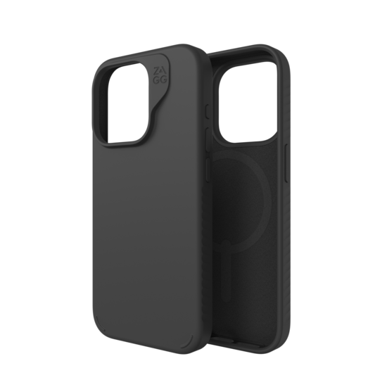ZAGG Manhattan Snap MagSafe iPhone 15 Pro Max hoesje zwart