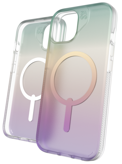 ZAGG Milan Snap MagSafe iPhone 15 Plus hoesje Iridescent