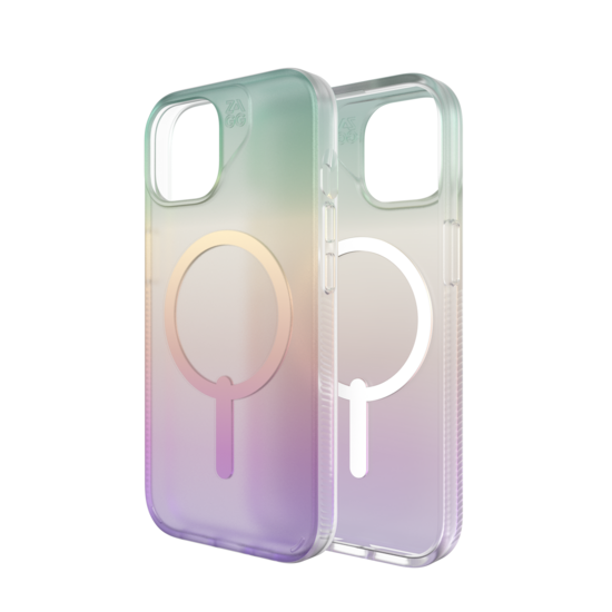 ZAGG Milan Snap MagSafe iPhone 15 Plus hoesje Iridescent