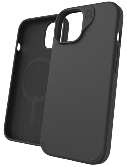ZAGG Manhattan Snap MagSafe iPhone 15 Plus hoesje zwart