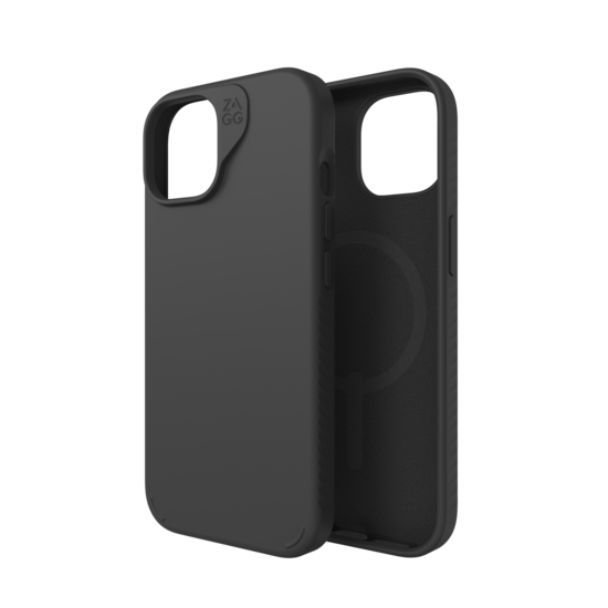 ZAGG Manhattan Snap MagSafe iPhone 15 Plus hoesje zwart