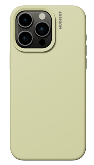 Nudient Base Case iPhone 15 Pro Max hoesje geel