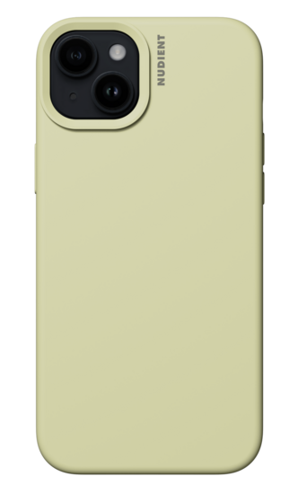Nudient Base Case iPhone 15 hoesje geel