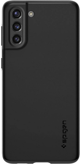 Spigen Thin Fit Galaxy S21 hoesje Zwart