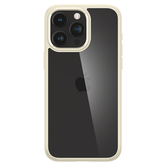 Spigen Ultra Hybrid iPhone 15 Pro Max hoesje beige