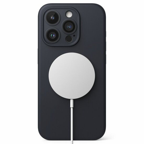 Ringke Silicone MagSafe iPhone 15 Pro Max hoesje donkerblauw