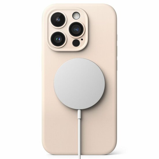 Ringke Silicone MagSafe iPhone 15 Pro Max hoesje roze