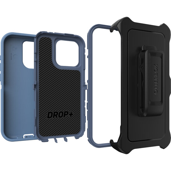 Otterbox Defender iPhone 15 Pro hoesje blauw