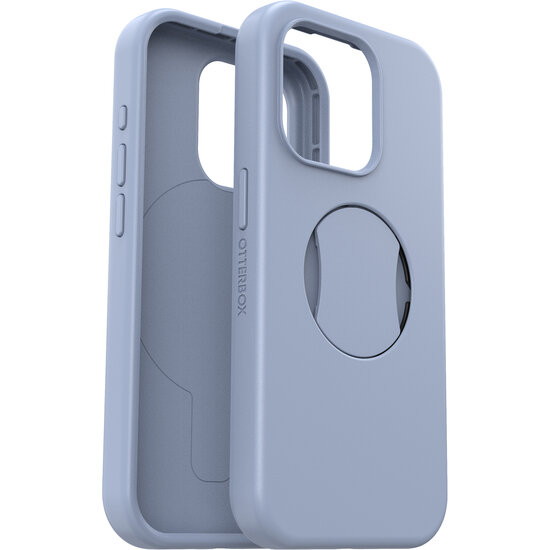 Otterbox Symmetry OtterGrip iPhone 15 Pro hoesje blauw 