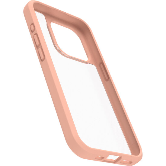 Otterbox React iPhone 15 Pro hoesje peach 