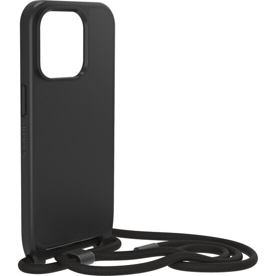 Otterbox React MagSafe iPhone 15 Pro hoesje met draagkoord zwart