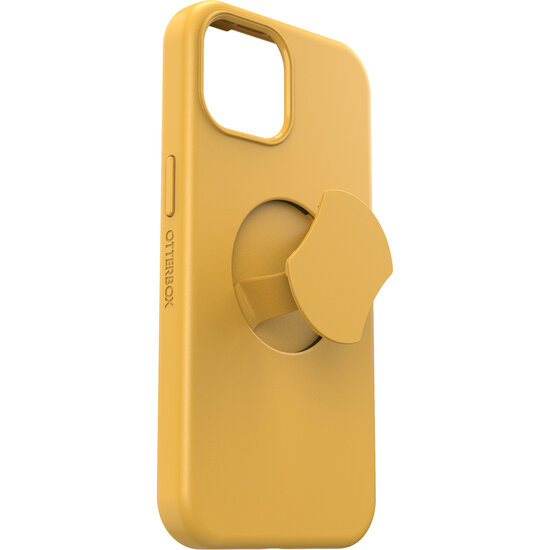 Otterbox Symmetry OtterGrip iPhone 15 hoesje geel 