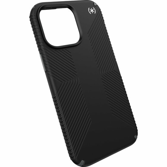 Speck Presidio 2 Grip iPhone 15 Pro Max hoesje zwart