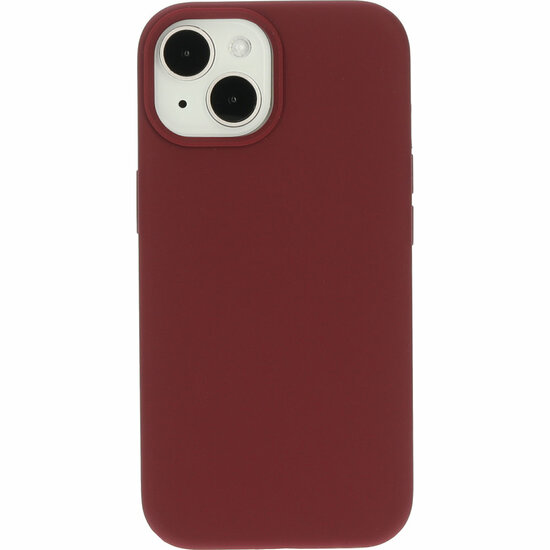 Mobiparts Silicone iPhone 15 hoesje rood