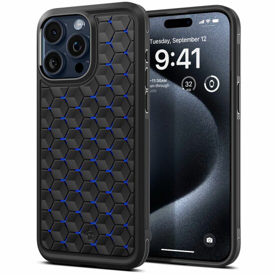 Spigen Cryo Armor iPhone 15 Pro Max hoesje blauw