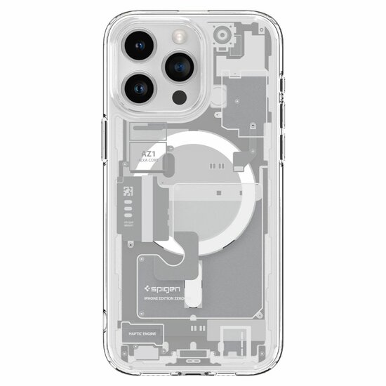 Spigen Ultra Hybrid MagSafe&nbsp;iPhone 15 Pro Max hoesje zero wit