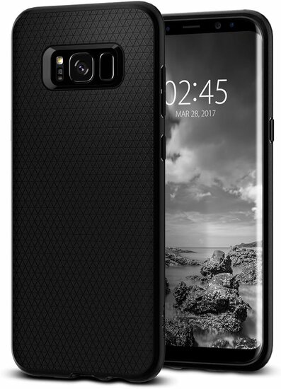 Spigen Liquid Air Galaxy S8 Plus hoes Zwart