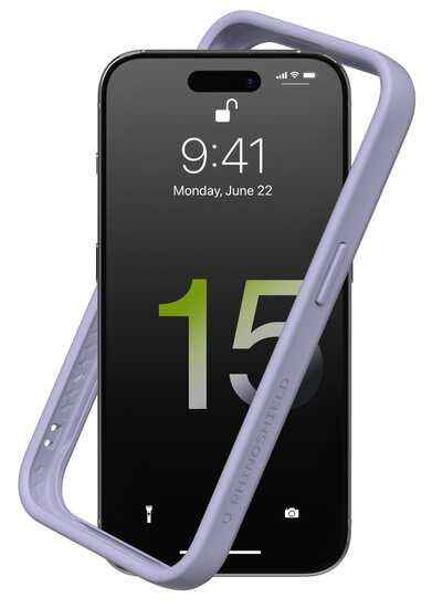 RhinoShield CrashGuard NX iPhone 15 Pro hoesje lavender