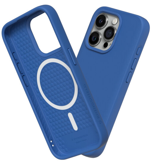 RhinoShield SolidSuit iPhone 15 Pro hoesje cobalt