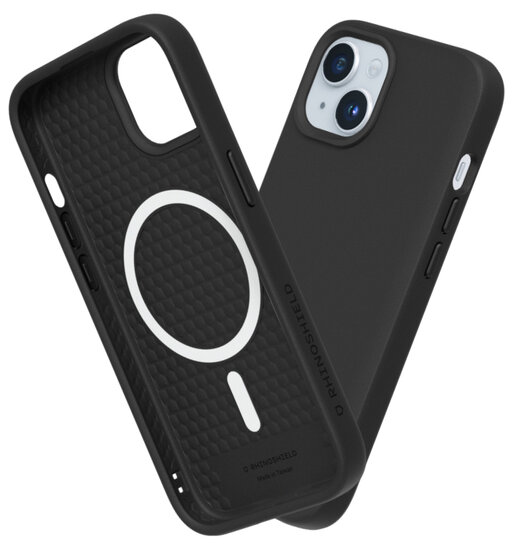 RhinoShield SolidSuit iPhone 15 Plus hoesje zwart