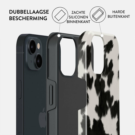 Burga Tough iPhone 15 hoesje achormatic 