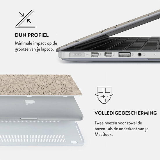 Burga MacBook Air 13,6 inch hardshell terrain