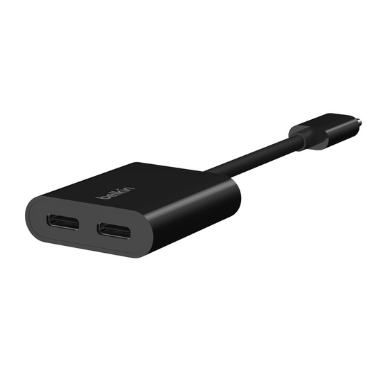 Belkin RockStar USB-C audio en oplaad adapter