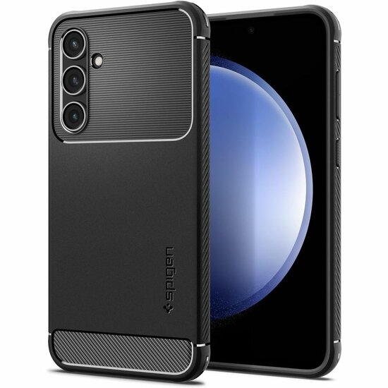 Spigen Rugged Armor Galaxy S23 FE hoesje zwart