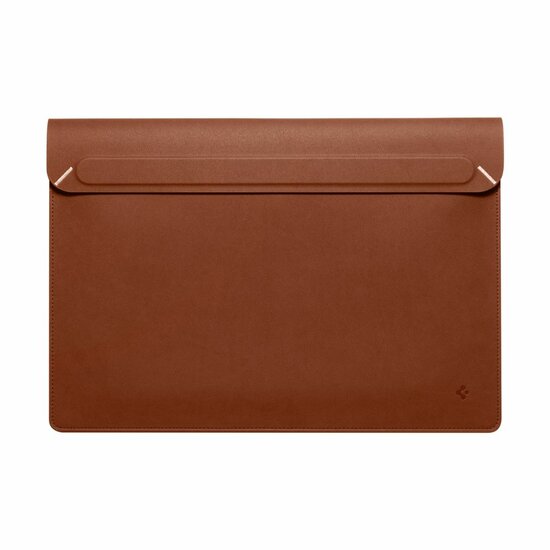 Spigen Valentinus MacBook 13 / 14 inch sleeve bruin