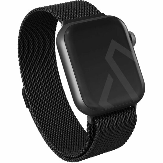 Burga Metal Mesh Apple Watch 41 / 40 mm bandje zwart