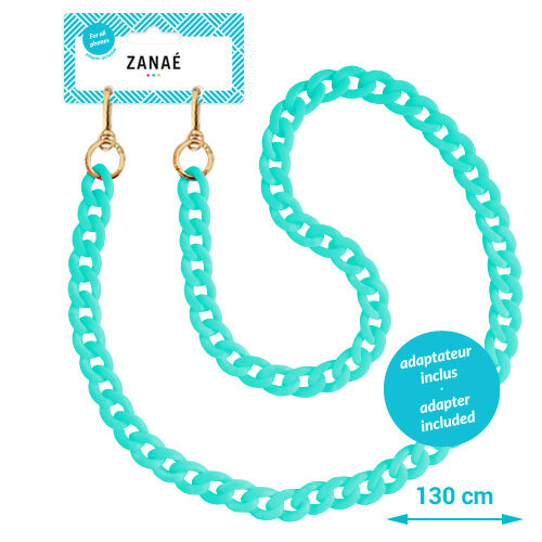 Zanae Harmony telefoon draagkoord ketting mint