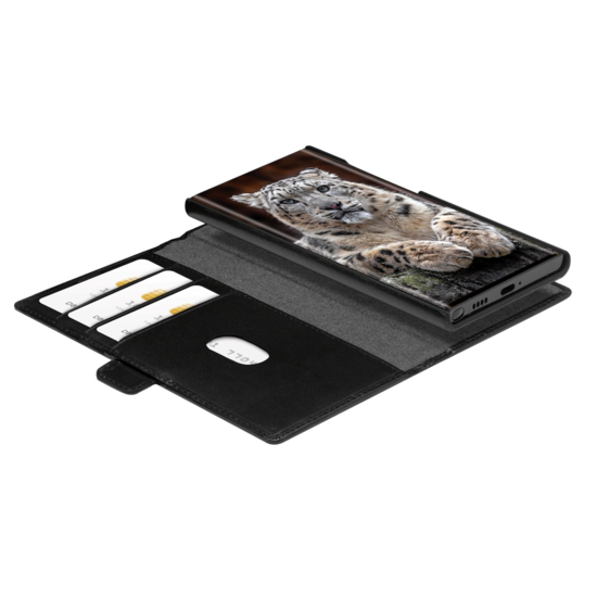 dbramante1928 leren Lynge Galaxy S24 Ultra 2 in 1 wallet hoesje zwart